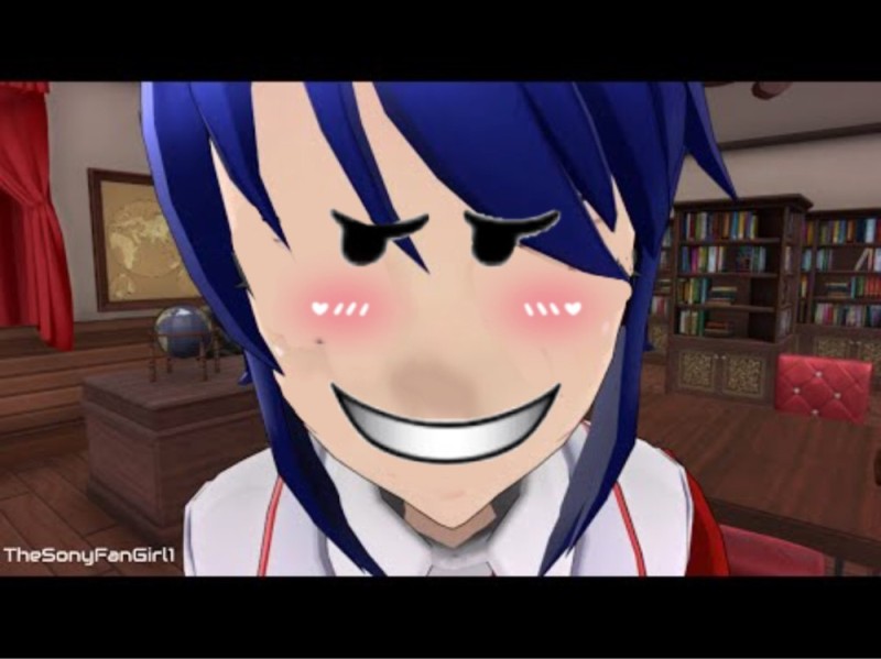 Create meme: aoi yandere simulator, yandere simulator gym poey, yandere simulator