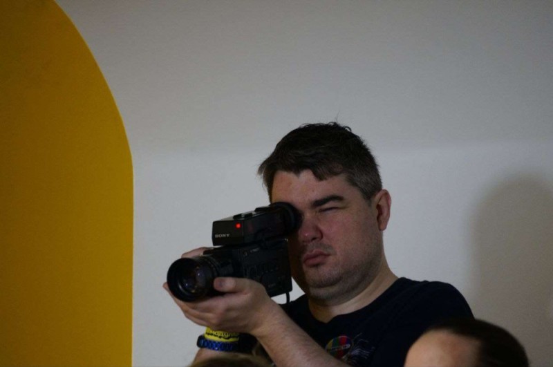 Create meme: Alexey Nesterov, digital slr camera, men 