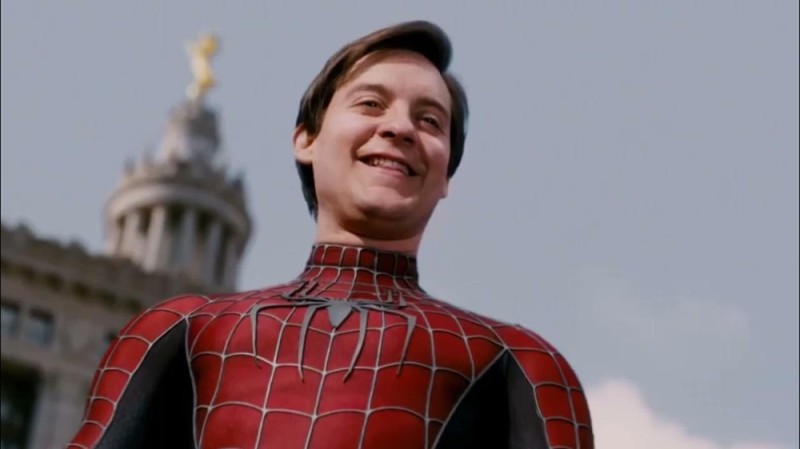 Create meme: Peter Parker Tobey Maguire, Spider-Man 3: The enemy in Reflection, Tobey Maguire 