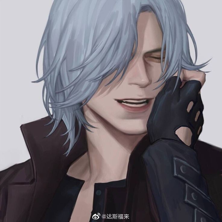 Create meme: vergil dmc, anime, dante dmc 5 face