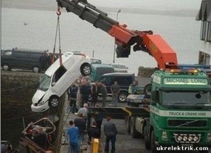 Create meme: tow truck, machinery, car