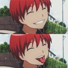 Create meme: karma AKABANE 18 +, class karma killers screenshots, karma AKABANE