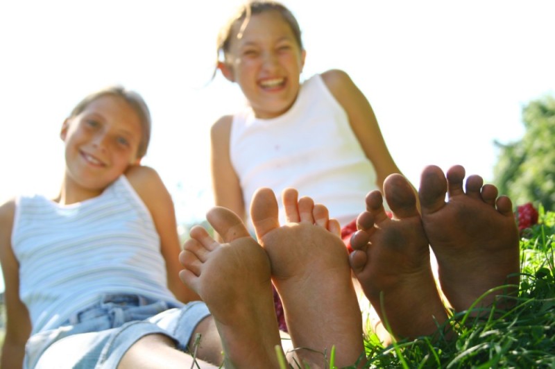 Create meme: children's bare feet, girls' heels, feet 