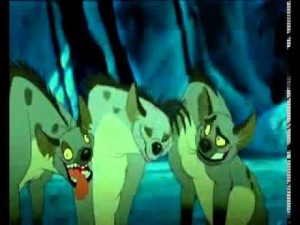 Create meme: hyenas from the lion king, hyena from the movie, hyena from the movie lion king