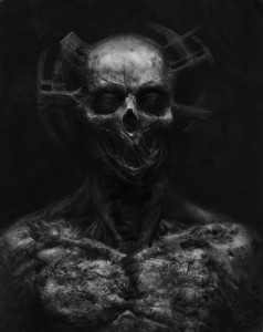 Создать мем: dark art, skull art, черепа