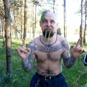 Создать мем: волхв велеслав, татуированные металлисты, мужчина