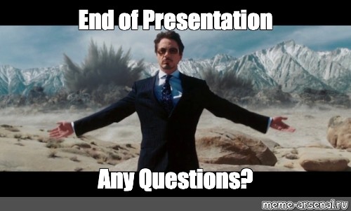 questions after presentation meme