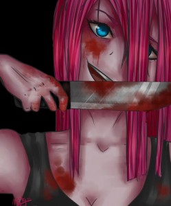 Создать мем: yuno gasai, пинкамина, elfen lied