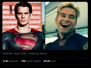 Создать мем: супермен и патриот, кадр из фильма, бэтмен против супермена: на заре справедливости
