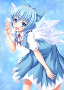 Создать мем: cirno, touhou cirno, Touhou Project