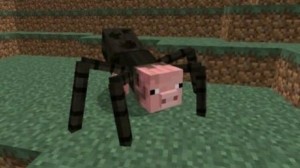 Create meme: a pig in minecraft, minecraft, damn minecraft