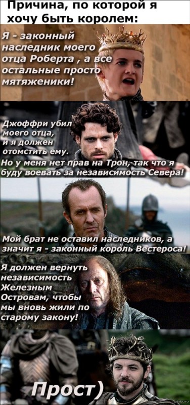 Create meme: The King of the Game of Thrones, king Robert Baratheon, Stannis Baratheon 