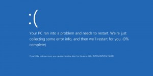 Create meme: screen of death, blue screen of death windows 8.1, blue screen of death windows