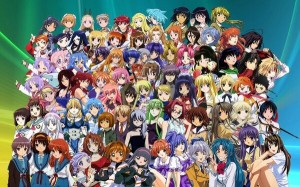 Создать мем: аниме персонажи, персонажи из разных аниме, известные аниме персонажи