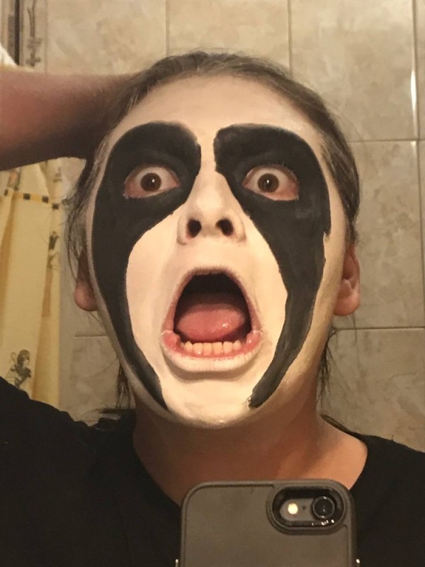 Create meme: rotting corpse, boy , makeup for halloween
