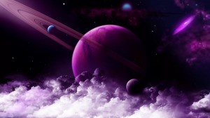 Create meme: purple, 4 k space, space stars