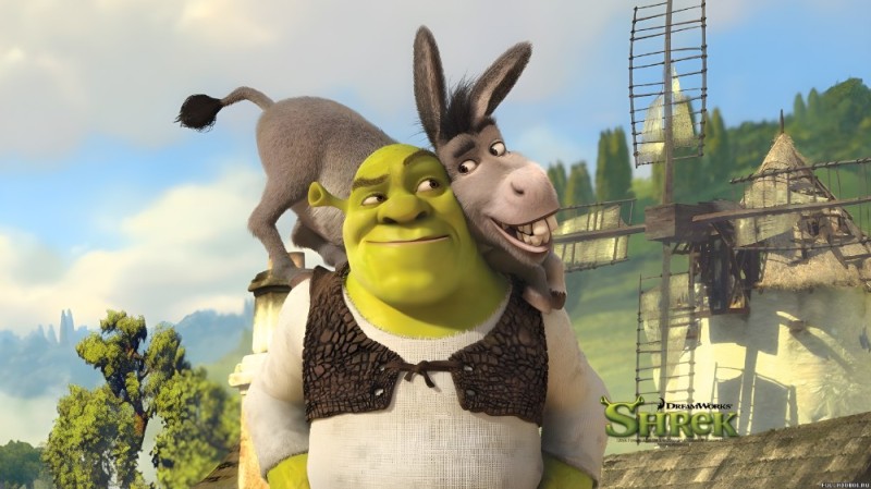 Create meme: cartoon Shrek , Shrek Shrek, Shrek donkey 