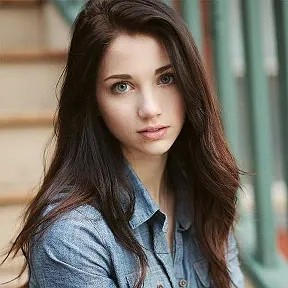 Create meme: pretty brunette, Emily Rudd, beautiful eyes