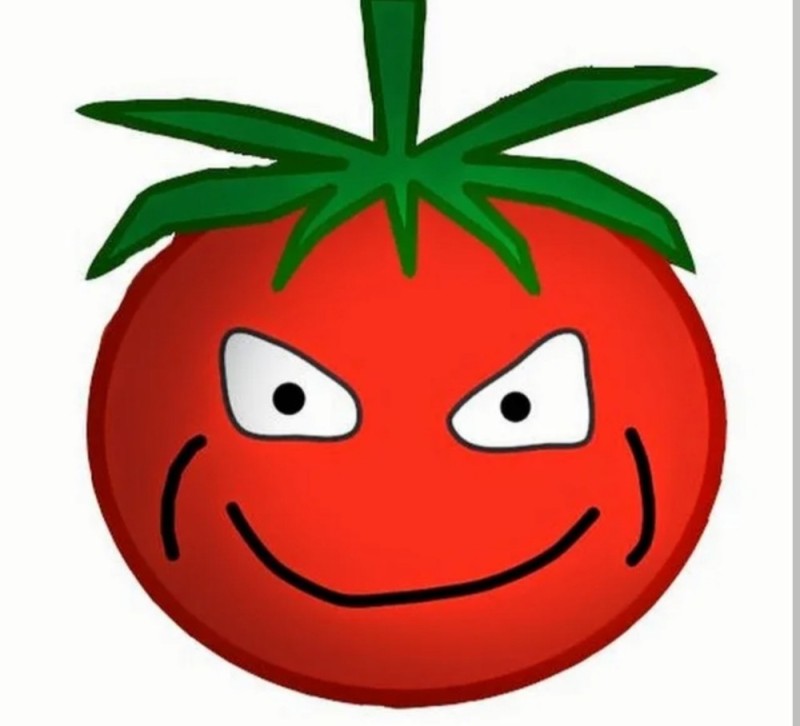 Создать мем: помидорка, помидорка рисунок, помидор мультяшный