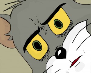 Create meme: surprised that meme, tom and jerry meme, unsettled tom meme