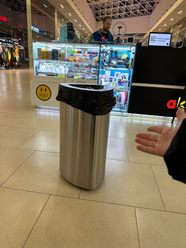 Create meme: bins, shopping center urns, trash 