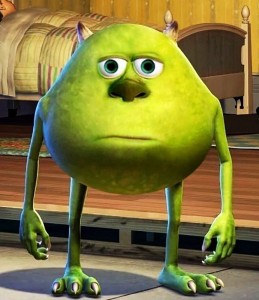 Create meme: monsters Inc., Mike wazowski, meme monsters Inc. Mike