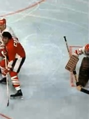 Create meme: The USSR - Canada Super series, The USSR Canada Super Series 1972 Kharlamov, Super series 1972 hockey USSR Canada Tretyak