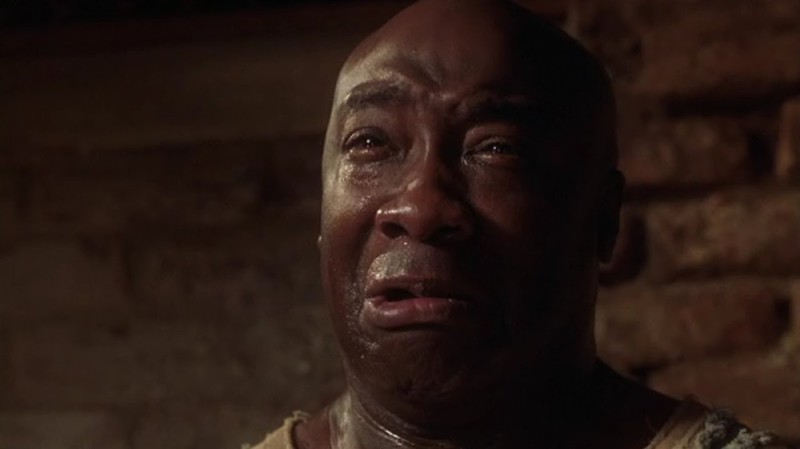 Create meme: meme I'm tired boss, I'm tired boss, John Coffey the green mile