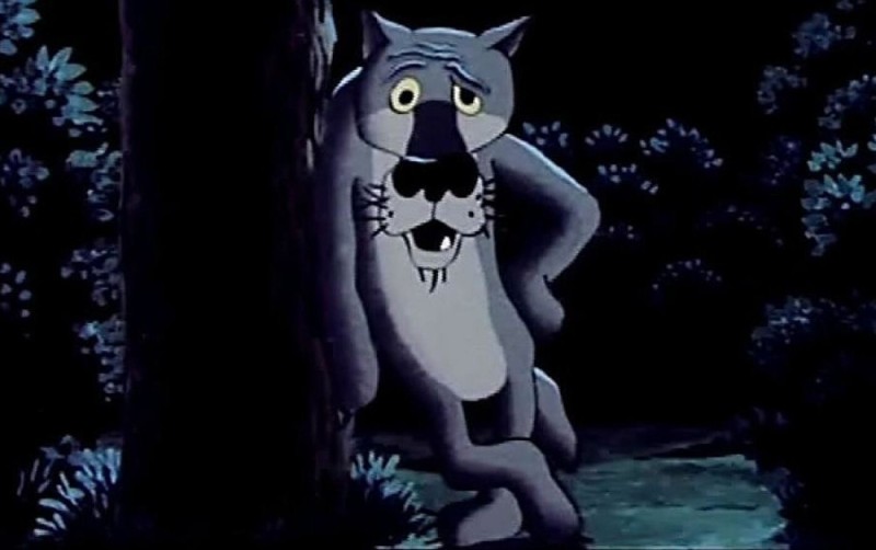 Create meme: cartoon wolf, cartoon there once was a dog , wolf well sho