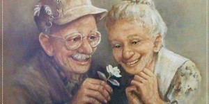 Создать мем: старость, дедушка и бабушка, пожилые люди