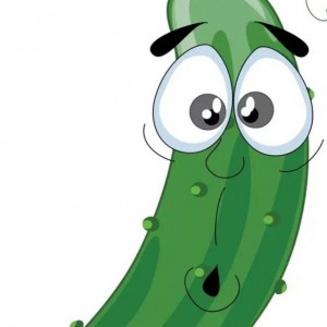 Create meme: cucumber