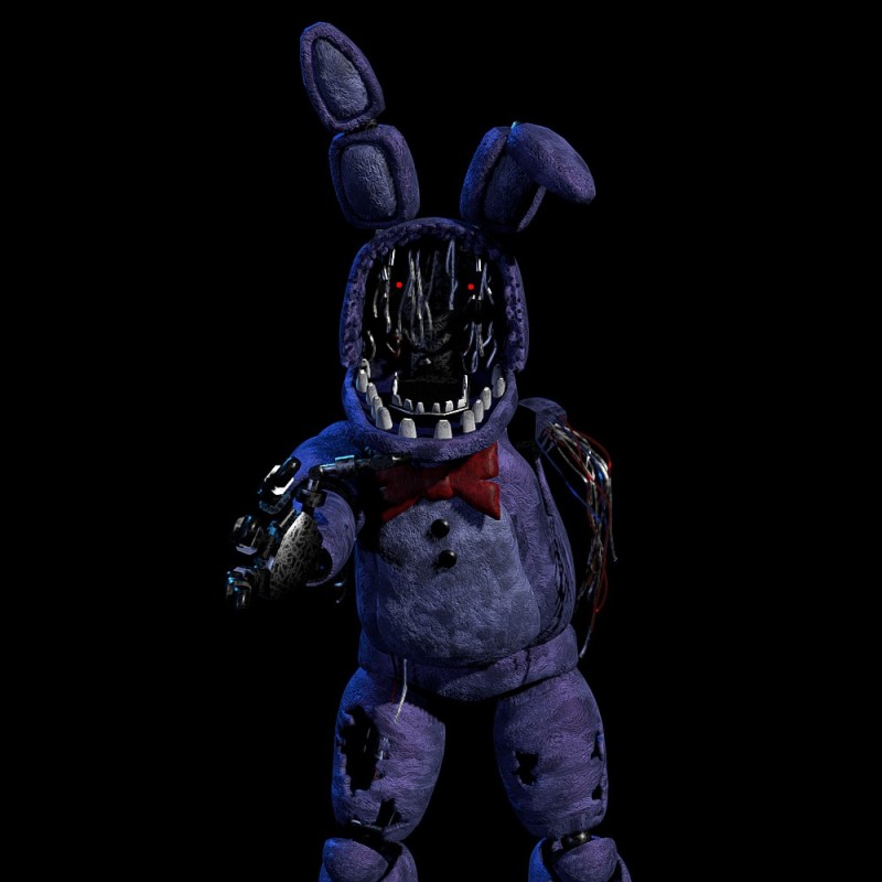 Create meme: from withered bonnie , old Bonnie, five nights at freddy's