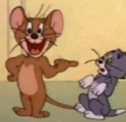 Create meme: Jerry Mouse, Jerry with, jerry 