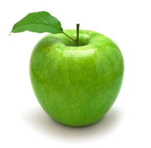 Создать мем: цвет зеленое яблоко, яблоко на белом фоне, яблоко