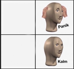 Create meme: memes, kalm panik meme