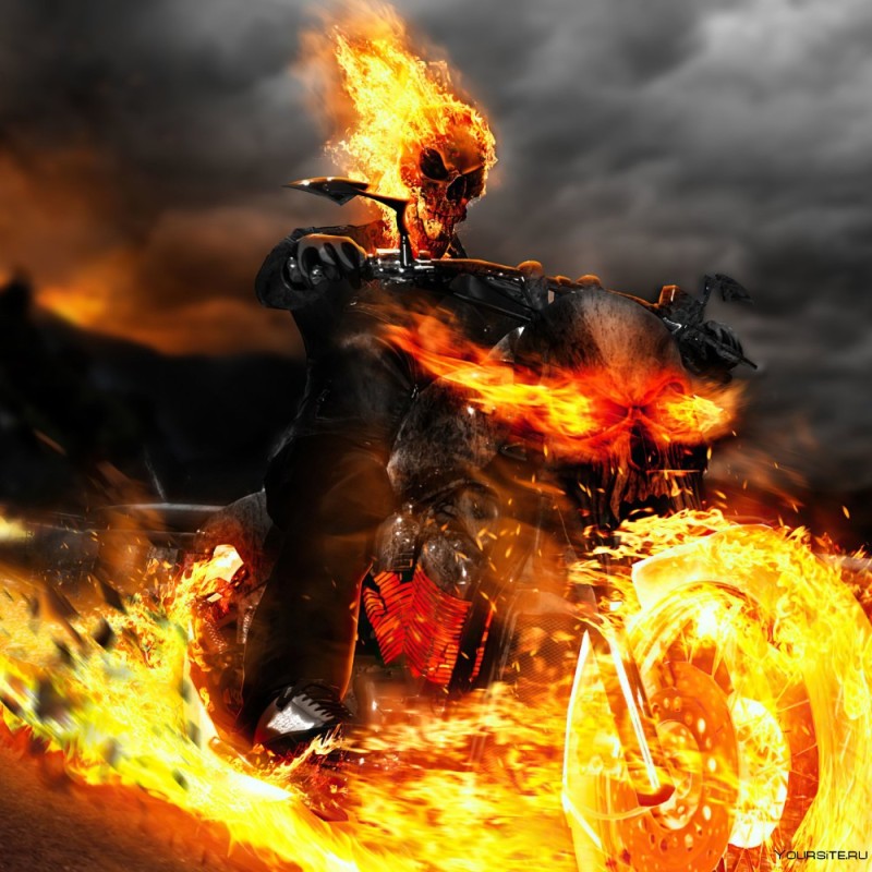 Create meme: Ghost rider , art the ghost rider, Alex Mercer ghost Rider