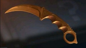 Create meme: karambit knife, karambit, karambit gold