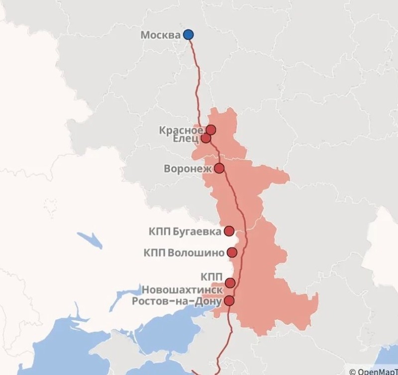 Создать мем: платная автомобильная дорога м4 дон, ростов-на-дону - москва, платные участки м4 от воронежа до ростова на дону на машине на карте