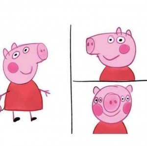 Создать мем: свинка, свинку пеппу по правде, вся правда о свинке пеппе