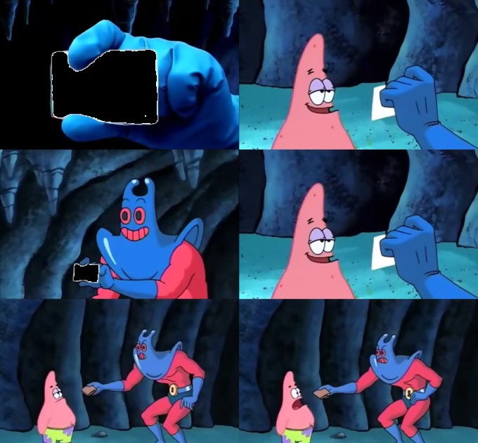 X 上的Spongebob Memes：「A Meme-able Patrick Face Template?   / X