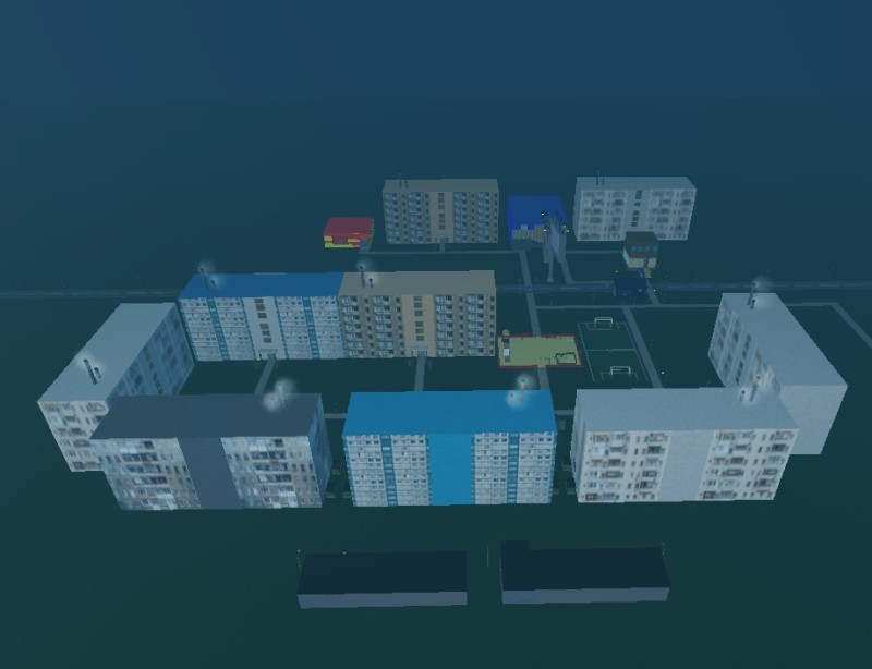 Create meme: residential complex, layout of the city of pripyat, pripyat is the third microdistrict of minecraft