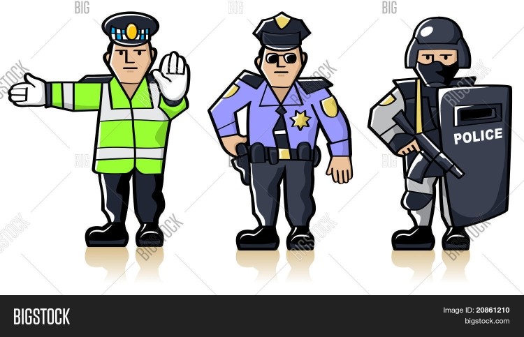 Create meme: police , police officer in vector graphics, COP 