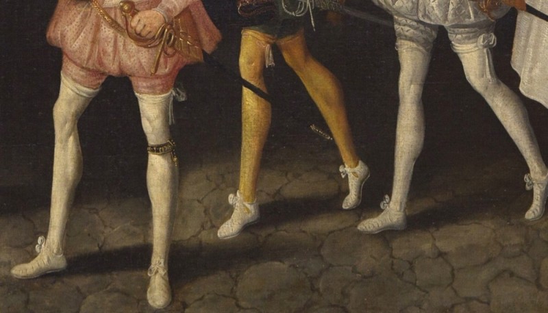 Создать мем: обувь ренессанс италия 16 века, средние века, мода средневековья