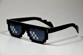 Создать мем: 8 битные очки, пиксельные очки png, фото очки 8бит
