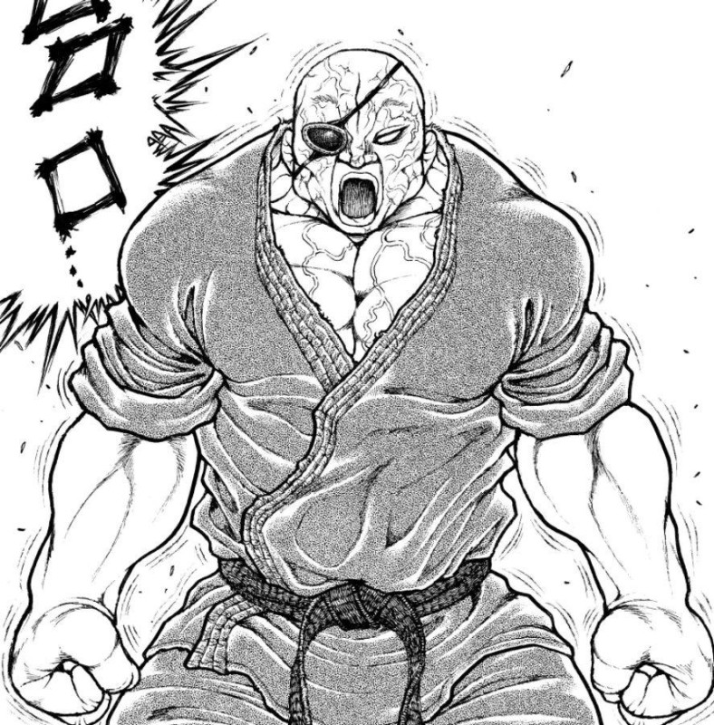 Create meme: bucky the fighter, manga fighter baki, fighter bucky 6