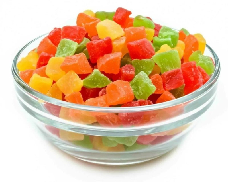 Create meme: candied papaya cubes, pineapple candied fruit cubes mix, candied pineapple mix