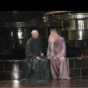 Создать мем: дамблдор и волан де морт, волдеморт над дамблдором, Гарри Поттер