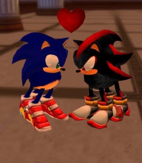 Create meme: Sonic from sonic adventure 2, sonic adventure 2 shadow, sonic and shadow