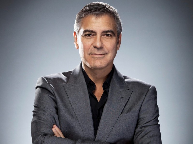 Create meme: George Clooney , George clooney now, George Clooney as a young man