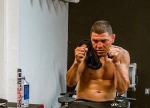 Create meme: MMA fighters, fighter, Nate Diaz